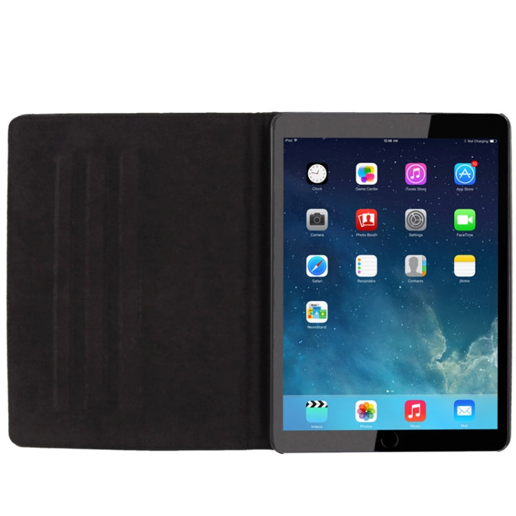 Plaid Texture Leather Case with 3 Gears Holder & Sleep / Wake-up Function
