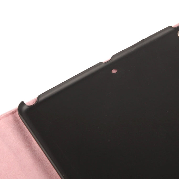 Plaid Texture Leather Case with 3 Gears Holder & Sleep / Wake-up Function