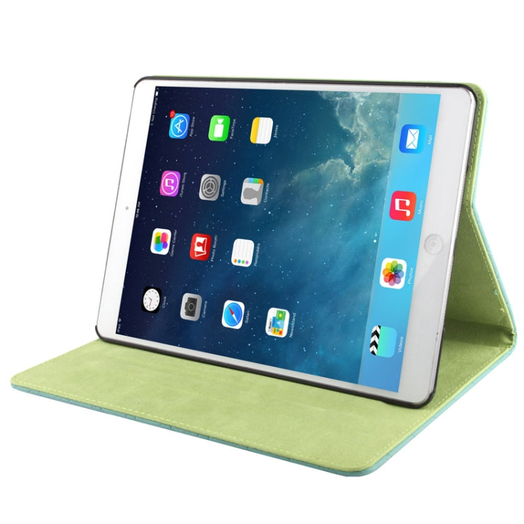 Plaid Texture Leather Case with 3 Gears Holder & Sleep / Wake-up Function