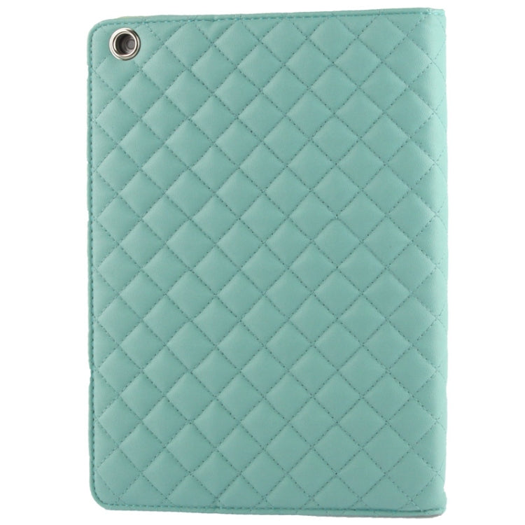 Plaid Texture Leather Case with 3 Gears Holder & Sleep / Wake-up Function