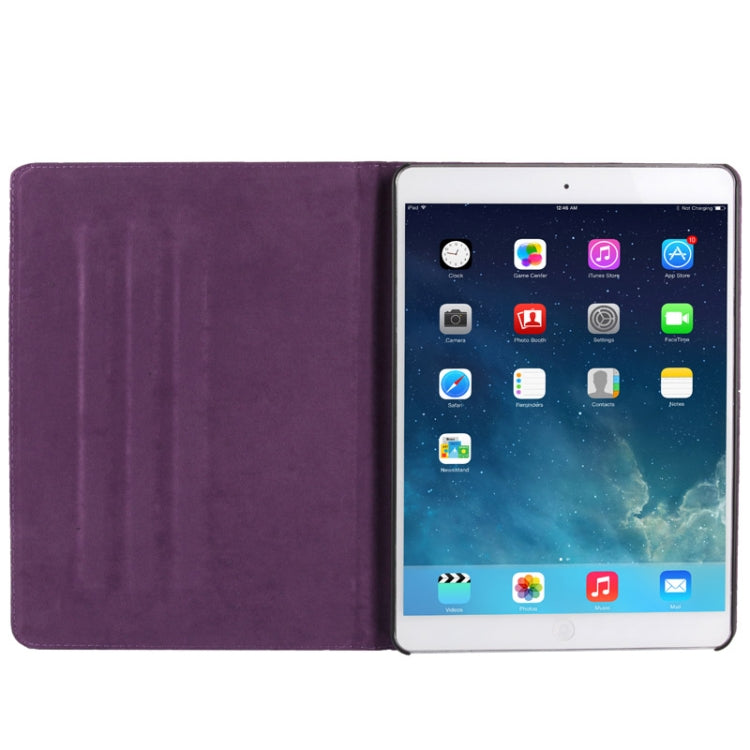 Plaid Texture Leather Case with 3 Gears Holder & Sleep / Wake-up Function