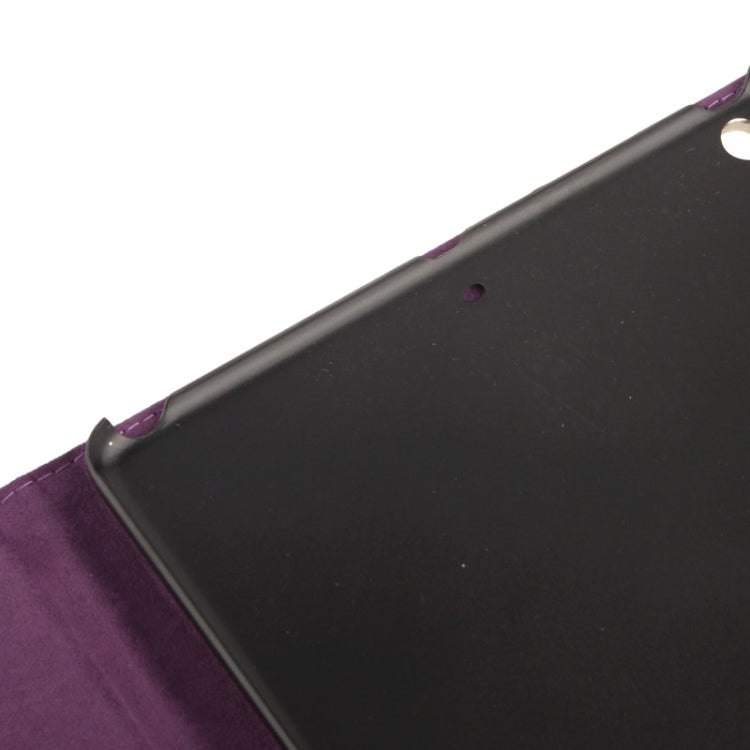 Plaid Texture Leather Case with 3 Gears Holder & Sleep / Wake-up Function