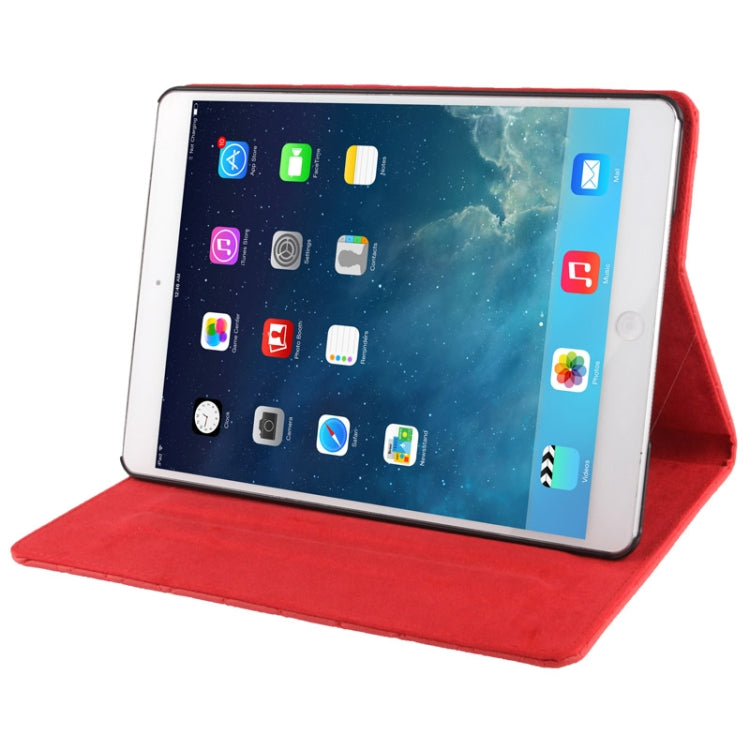 Plaid Texture Leather Case with 3 Gears Holder & Sleep / Wake-up Function