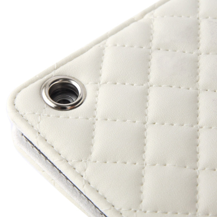 Plaid Texture Leather Case with 3 Gears Holder & Sleep / Wake-up Function