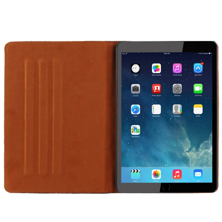 Plaid Texture Leather Case with 3 Gears Holder & Sleep / Wake-up Function