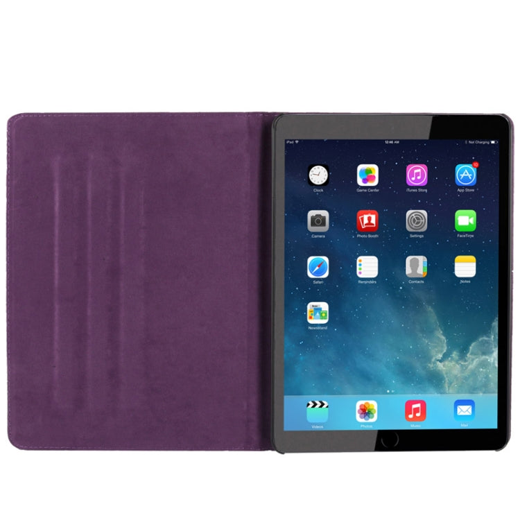Diamond Encrusted Flower Pattern Leather Case with 3 Gears Holder & Sleep / Wake-up Function for iPad Air