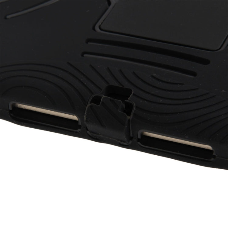 Silicone + Hard Plastic Combination Case with Collapsible Holder for iPad Air
