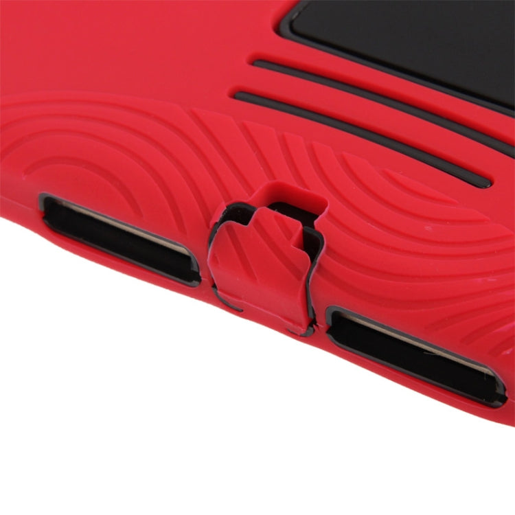 Silicone + Hard Plastic Combination Case with Collapsible Holder for iPad Air