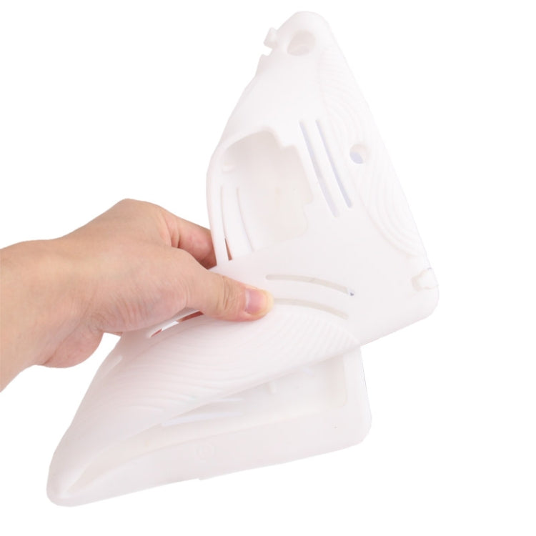 Silicone + Hard Plastic Combination Case with Collapsible Holder for iPad Air