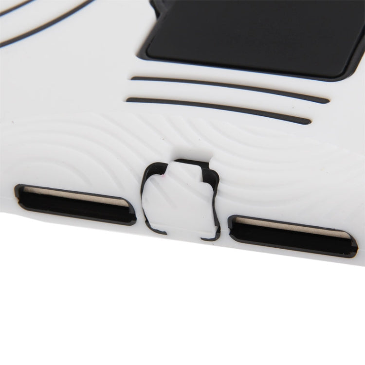 Silicone + Hard Plastic Combination Case with Collapsible Holder for iPad Air