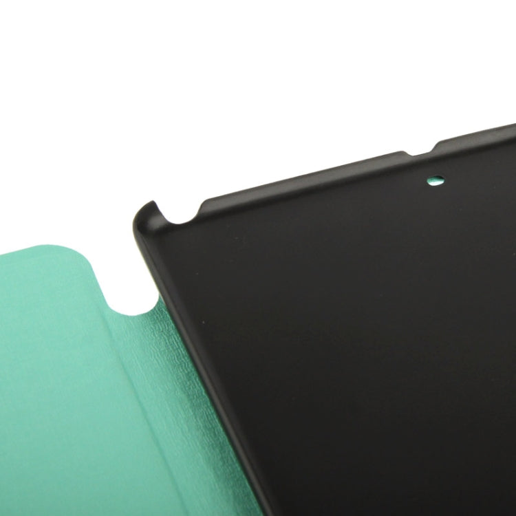 Multi-folding Holder Linen Texture Leather Case for iPad Air