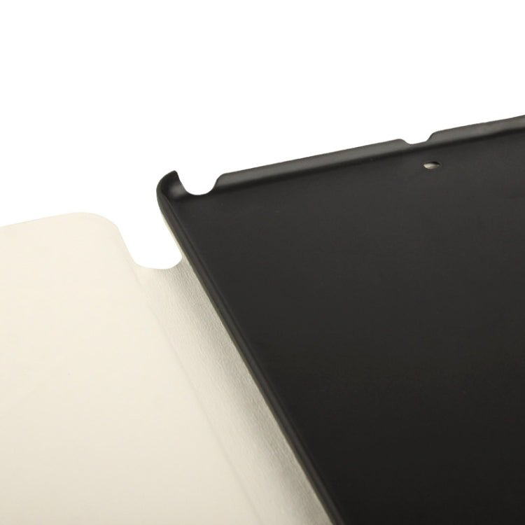 Multi-folding Holder Linen Texture Leather Case for iPad Air