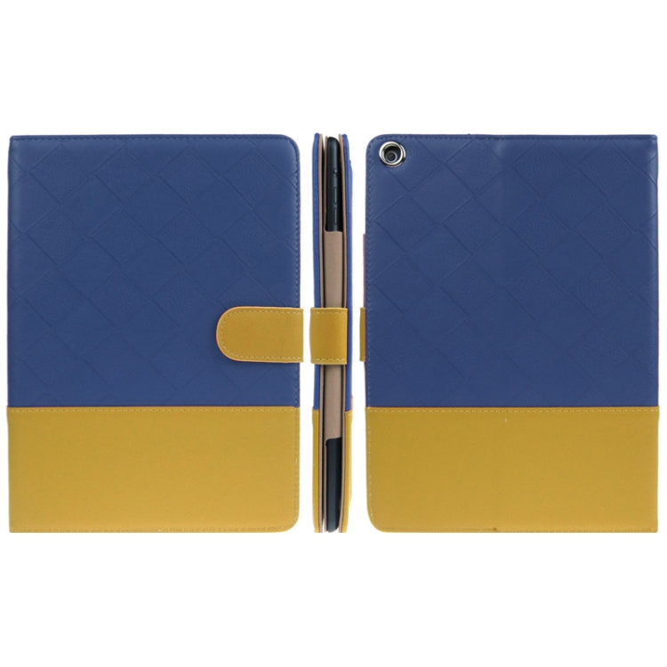ENKAY 2-color Series Weave Texture PU Leather Case with Holder & Sleep / Wake-up Function for iPad Air, ENK-3152