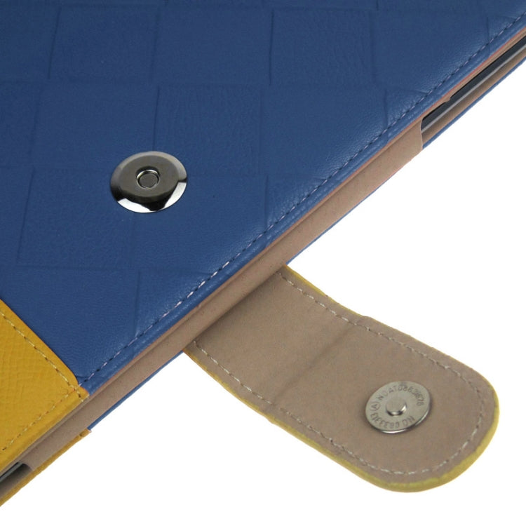 ENKAY 2-color Series Weave Texture PU Leather Case with Holder & Sleep / Wake-up Function for iPad Air, ENK-3152