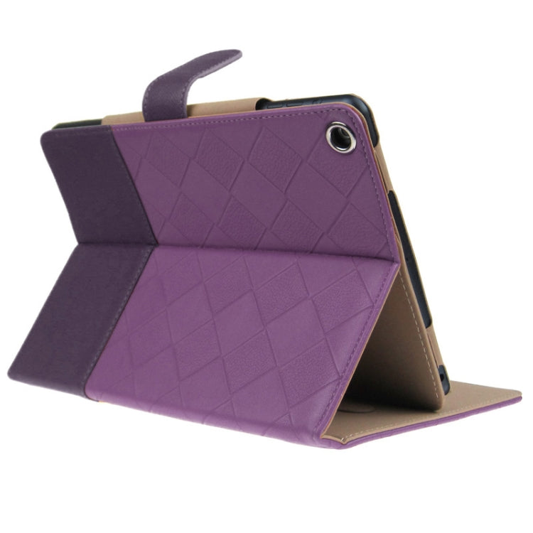 ENKAY 2-color Series Weave Texture PU Leather Case with Holder & Sleep / Wake-up Function for iPad Air, ENK-3152