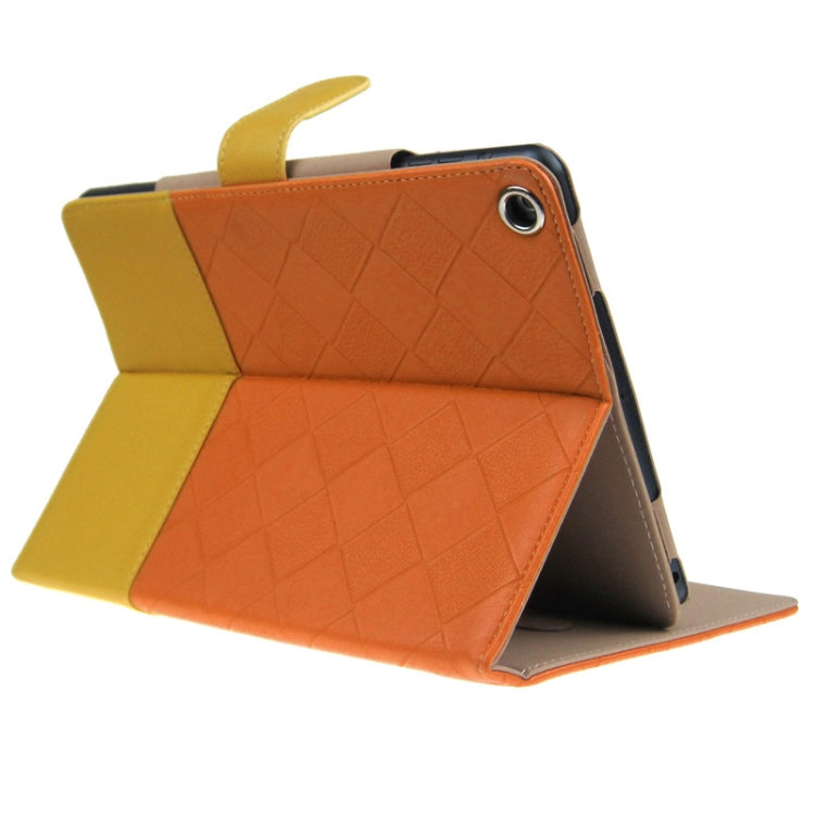 ENKAY 2-color Series Weave Texture PU Leather Case with Holder & Sleep / Wake-up Function for iPad Air, ENK-3152