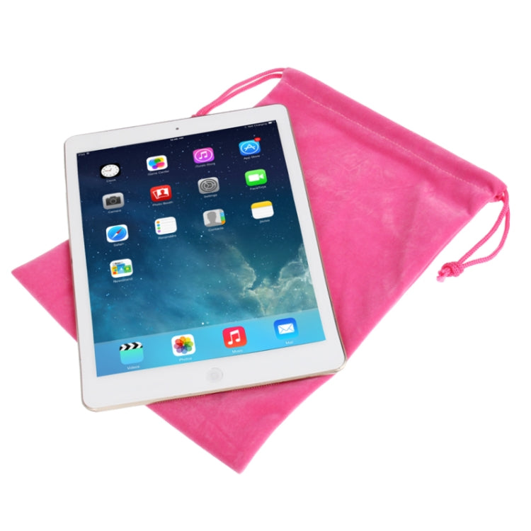 Flannel Carry Bag with Stay Cord for iPad Air / iPad 4 / New iPad / P5200 / P5100 / Note 10.1