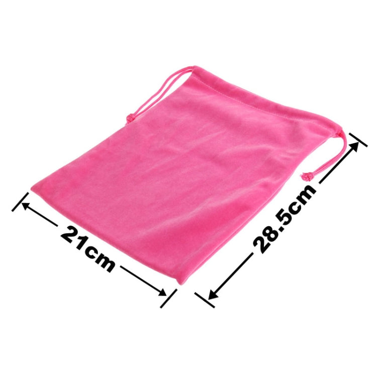 Flannel Carry Bag with Stay Cord for iPad Air / iPad 4 / New iPad / P5200 / P5100 / Note 10.1