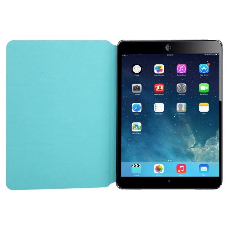 Multi-folding Cross Texture Leather Case with Sleep / Wake-up Function & Holder for iPad Air