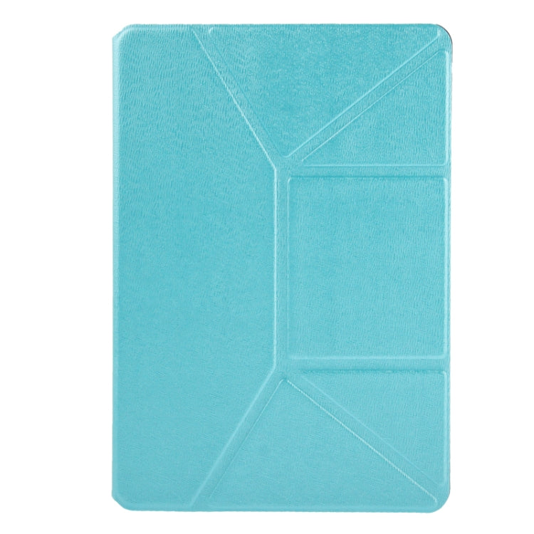 Multi-folding Cross Texture Leather Case with Sleep / Wake-up Function & Holder for iPad Air