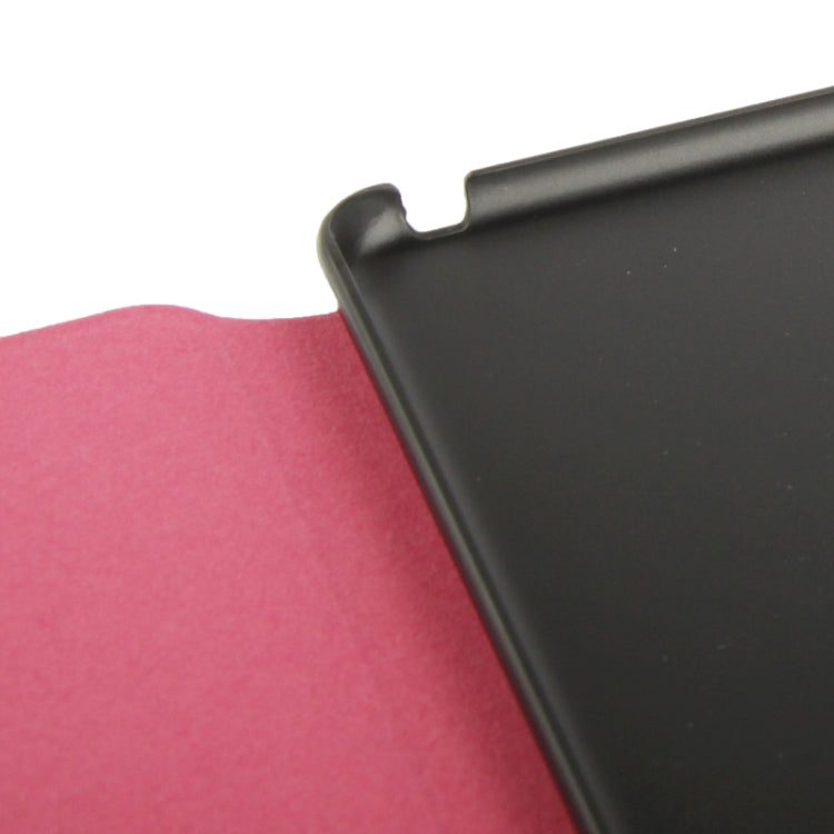 Multi-folding Cross Texture Leather Case with Sleep / Wake-up Function & Holder for iPad Air