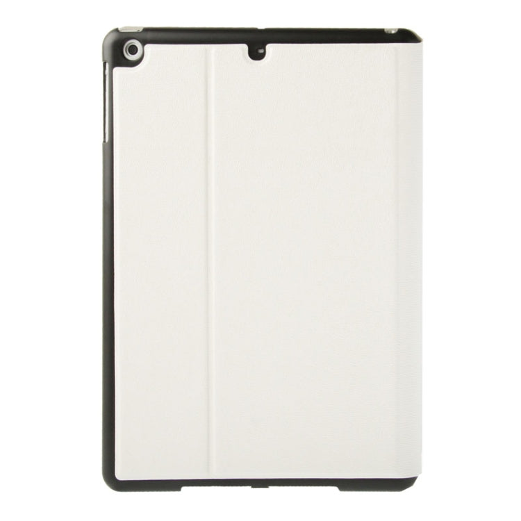 Multi-folding Cross Texture Leather Case with Sleep / Wake-up Function & Holder for iPad Air