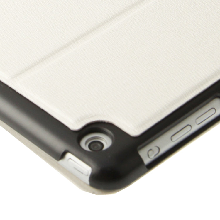 Multi-folding Cross Texture Leather Case with Sleep / Wake-up Function & Holder for iPad Air