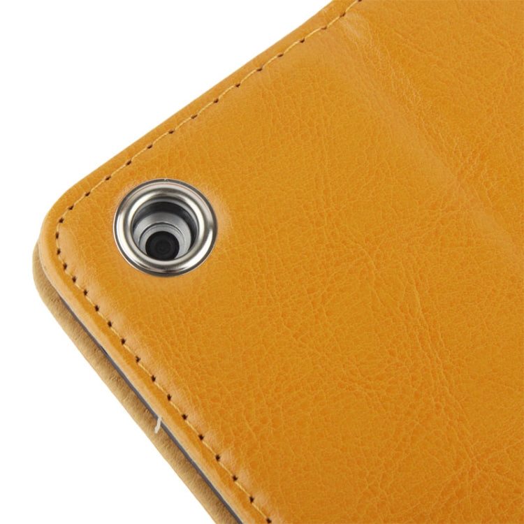 Horizontal Flip Leather Case with Credit Card Slot & 2 Gears Holder for iPad Air