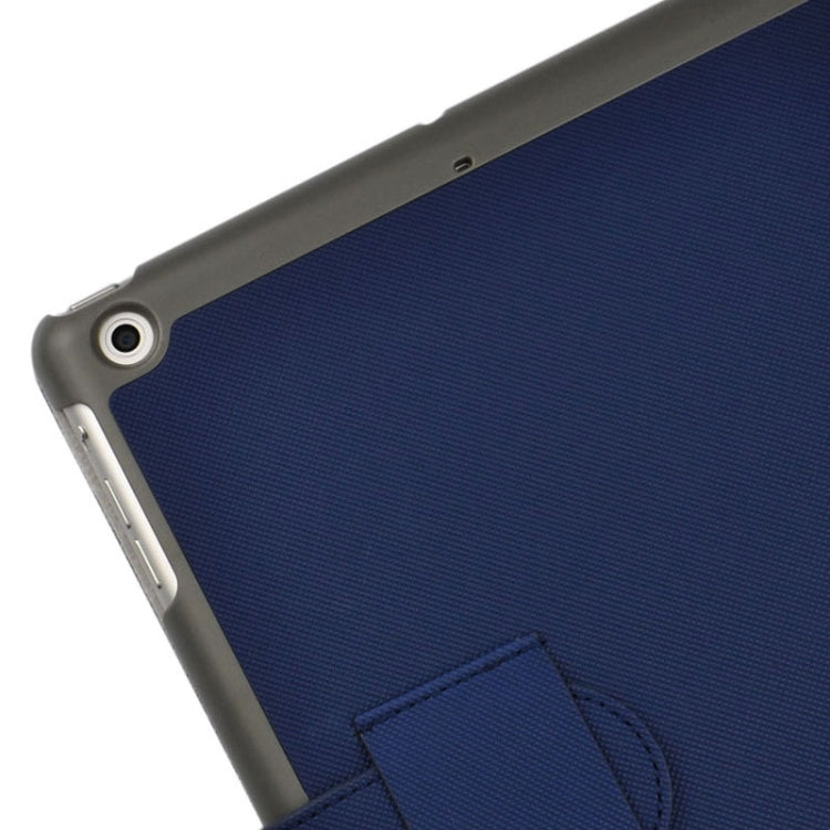 Cloth Texture Leather Case with Holder & Sleep / Wake up Function for iPad Air