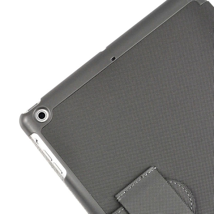 Cloth Texture Leather Case with Holder & Sleep / Wake up Function for iPad Air