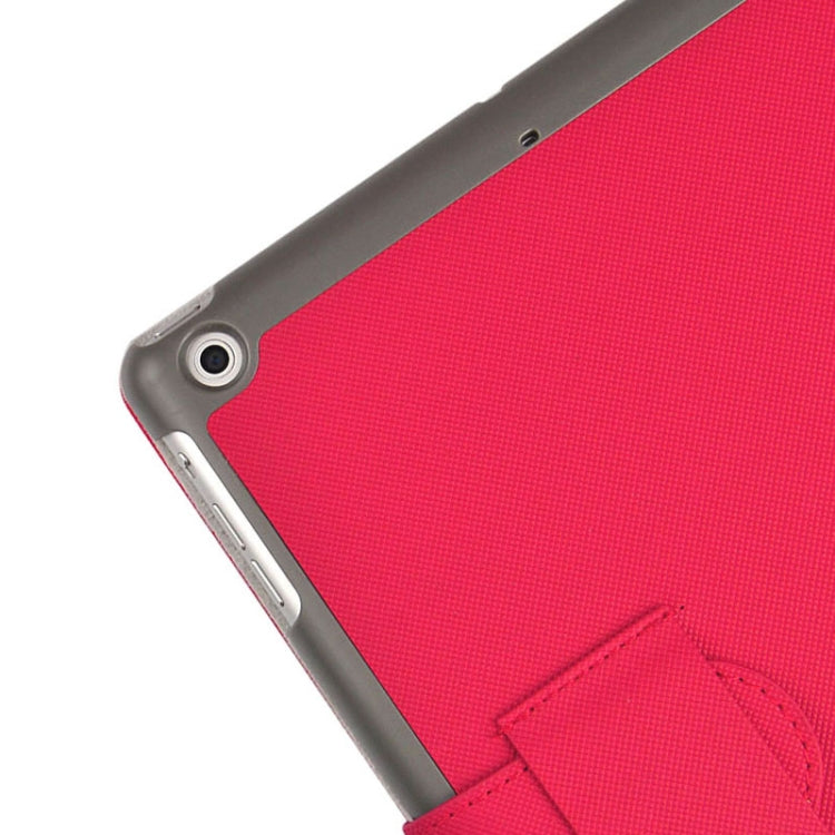Cloth Texture Leather Case with Holder & Sleep / Wake up Function for iPad Air