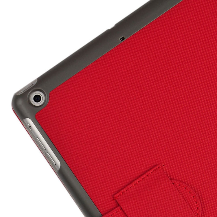 Cloth Texture Leather Case with Holder & Sleep / Wake up Function for iPad Air