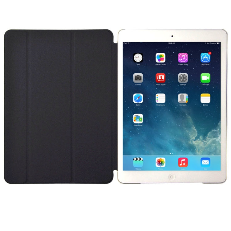 3-folding Oracle Texture Leather Case with Sleep / Wake-up Function & Holder for iPad Air