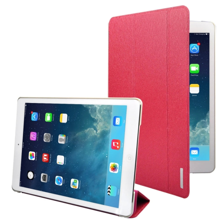 3-folding Oracle Texture Leather Case with Sleep / Wake-up Function & Holder for iPad Air