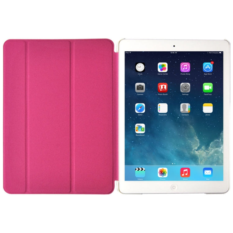 3-folding Oracle Texture Leather Case with Sleep / Wake-up Function & Holder for iPad Air