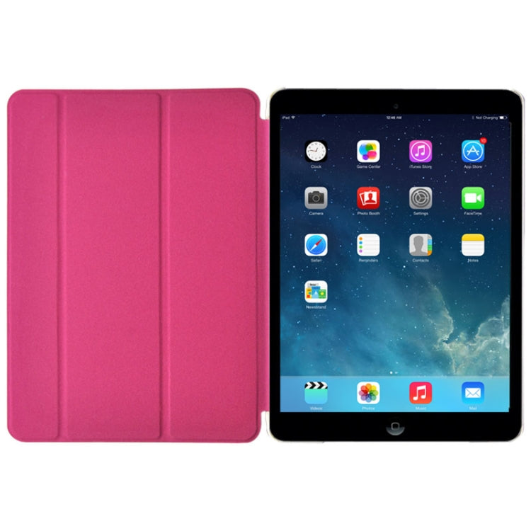 3-folding Oracle Texture Leather Case with Sleep / Wake-up Function & Holder for iPad Air