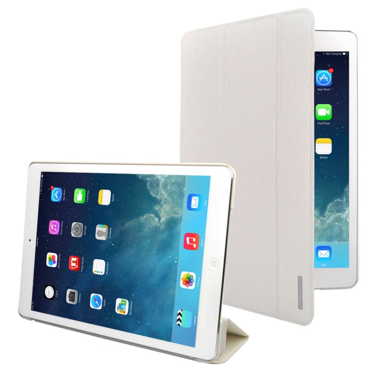 3-folding Oracle Texture Leather Case with Sleep / Wake-up Function & Holder for iPad Air