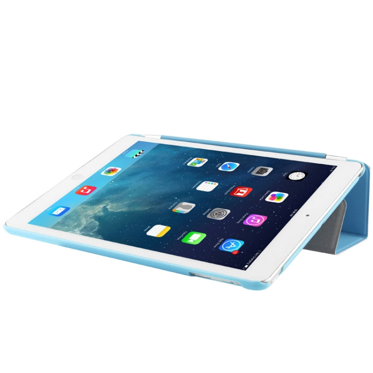 3-folding Smart Cover Companion Case with Sleep & Wake-up Function for iPad Air