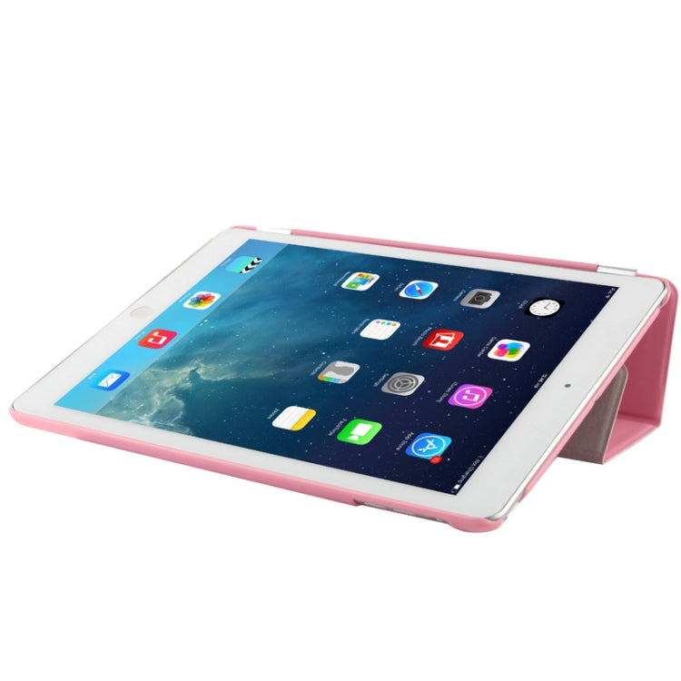 3-folding Smart Cover Companion Case with Sleep & Wake-up Function for iPad Air