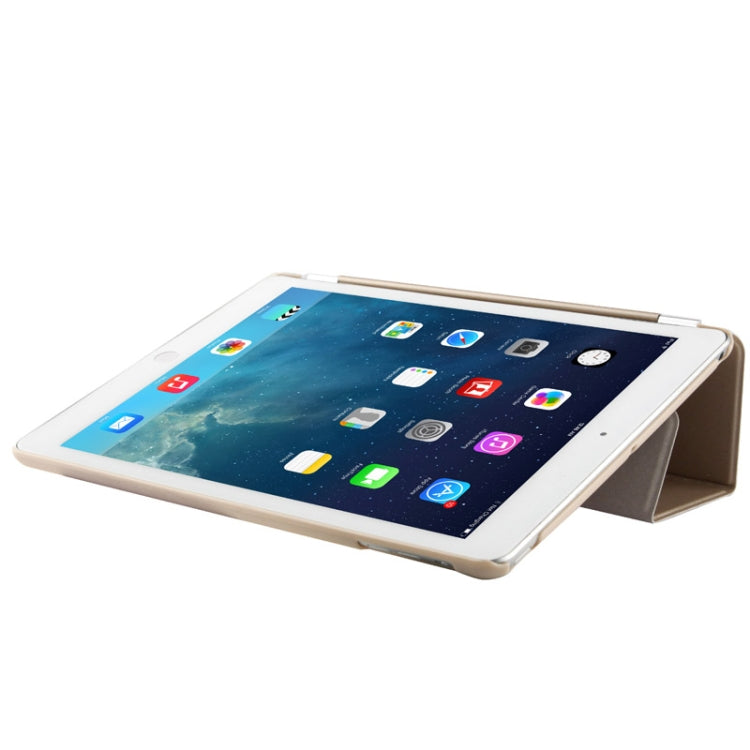 3-folding Smart Cover Companion Case with Sleep & Wake-up Function for iPad Air