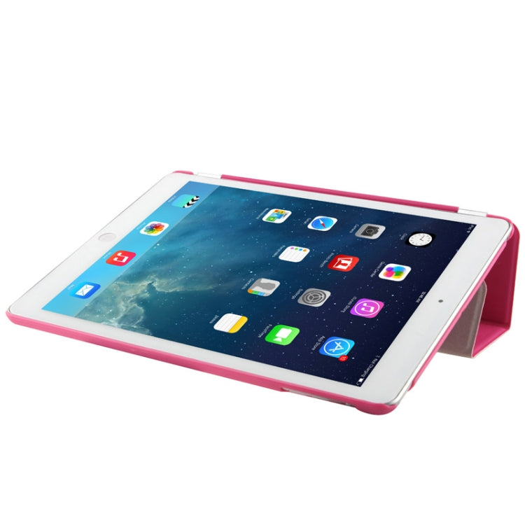 3-folding Smart Cover Companion Case with Sleep & Wake-up Function for iPad Air