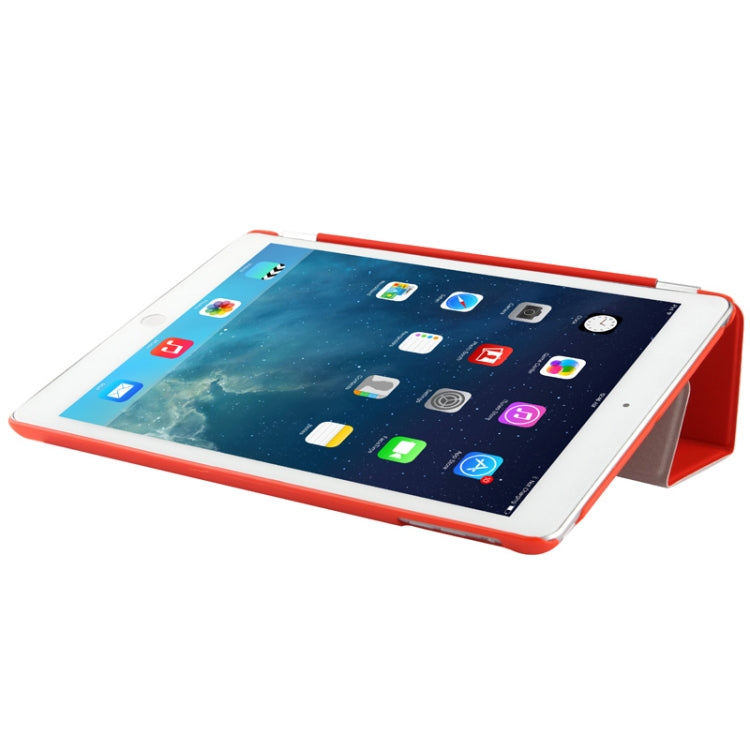3-folding Smart Cover Companion Case with Sleep & Wake-up Function for iPad Air