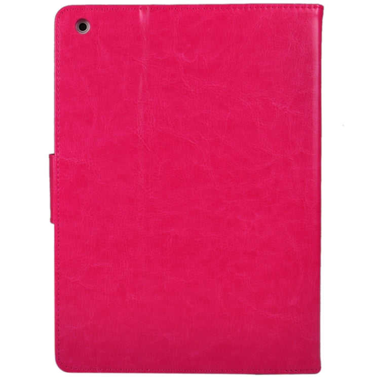 Crazy Horse Texture Leather Case with Sleep / Wake-up Function & Credit Card Slots for iPad Air