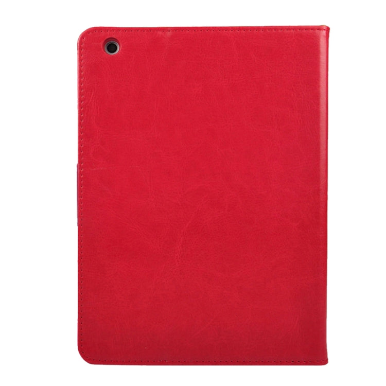 Crazy Horse Texture Leather Case with Sleep / Wake-up Function & Credit Card Slots for iPad Air