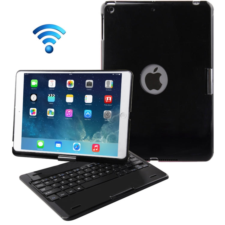 360 Degree Rotation Tablet Bluetooth 3.0 Keyboard with Magnetic Hinge for iPad Air, Change iPad Air into Macbook Air