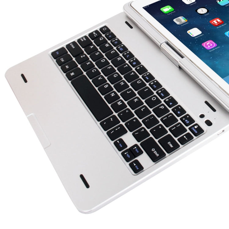 360 Degree Rotation Tablet Bluetooth 3.0 Keyboard with Magnetic Hinge for iPad Air, Change iPad Air into Macbook Air