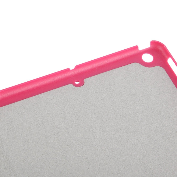 4-folding Cross Texture Leather Case with Sleep / Wake-up Function & Holder for iPad Air