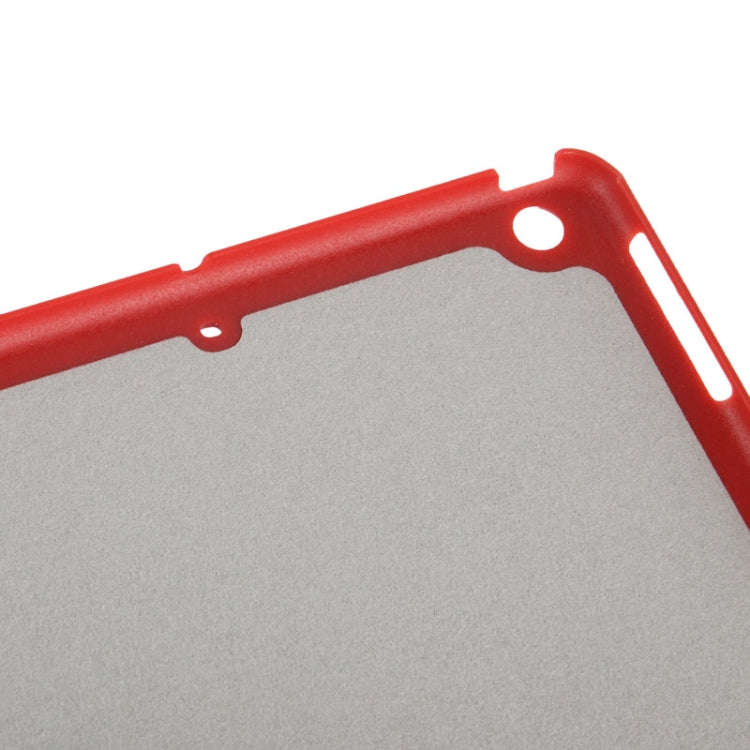 4-folding Cross Texture Leather Case with Sleep / Wake-up Function & Holder for iPad Air