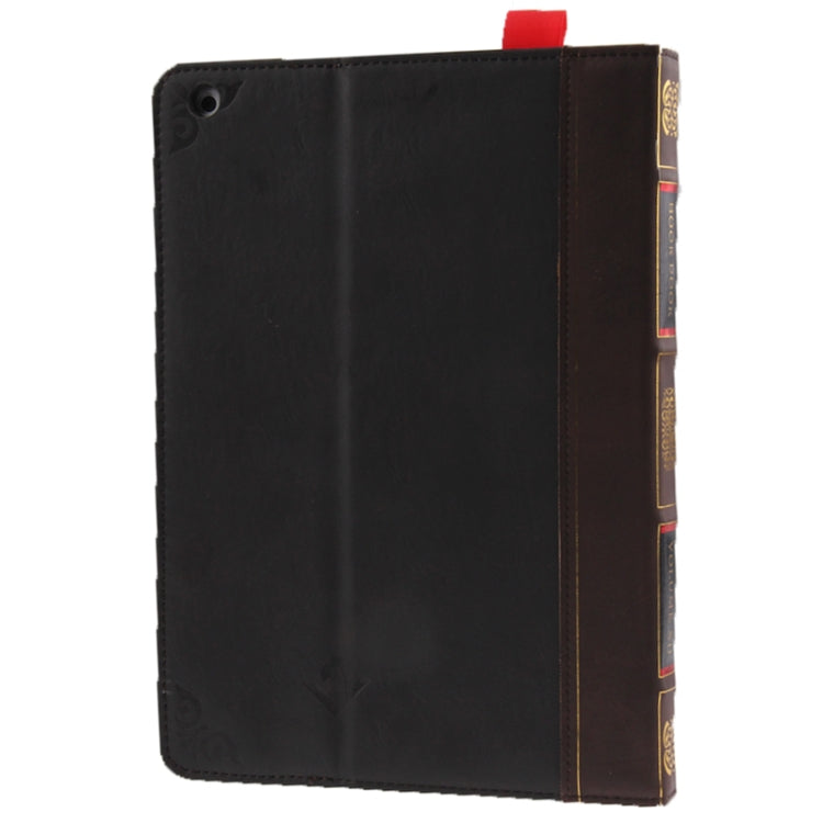 Retro Bookbook Style Flip Leather Case with Holder for iPad Air