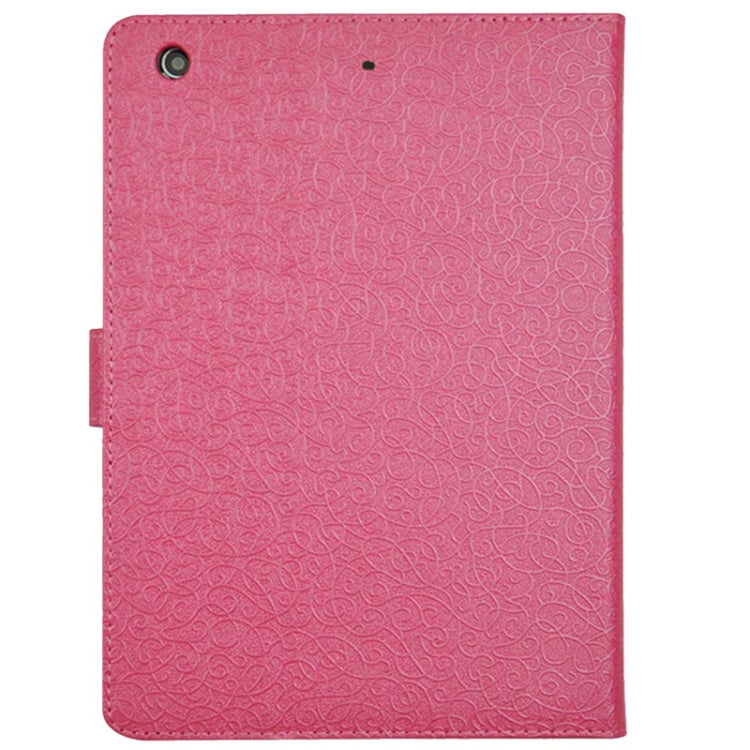 Embossing Decorative Pattern Flip Leather Case with Credit Card Slots & Holder for iPad Air